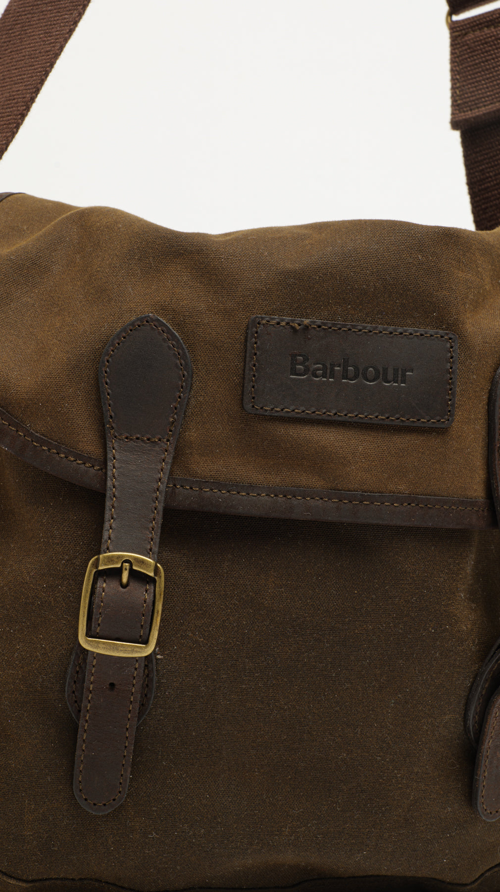 BARBOUR WAX LEATHER SHOULDER BAG