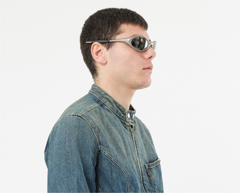 1990s OAKLEY GREY IRIDIUM SUNGLASSES