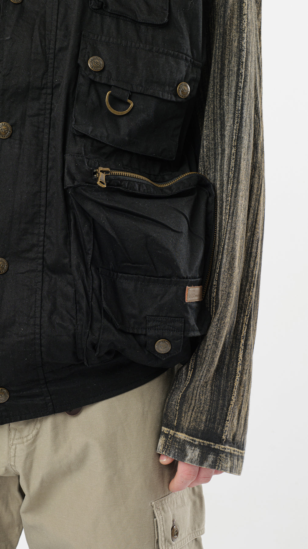 DOLCE & GABBANA 2000s CARGO VEST (L)