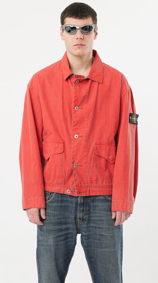 STONE ISLAND TELA STELLA 1980s REVERSIBLE JACKET (M)