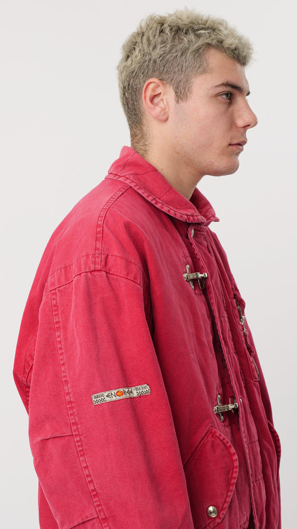 ENERGIE FW 97/98 RED UTILITY STUFFED JACKET (M/L)