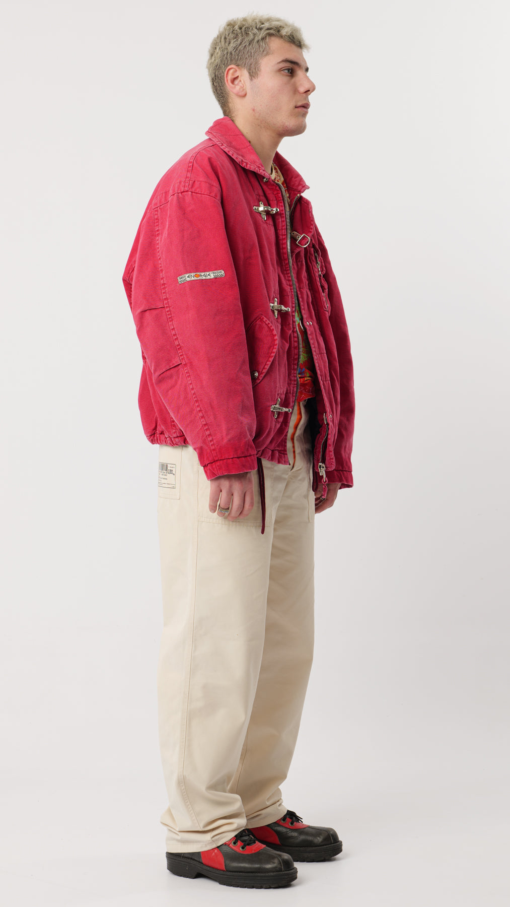 ENERGIE FW 97/98 RED UTILITY STUFFED JACKET (M/L)