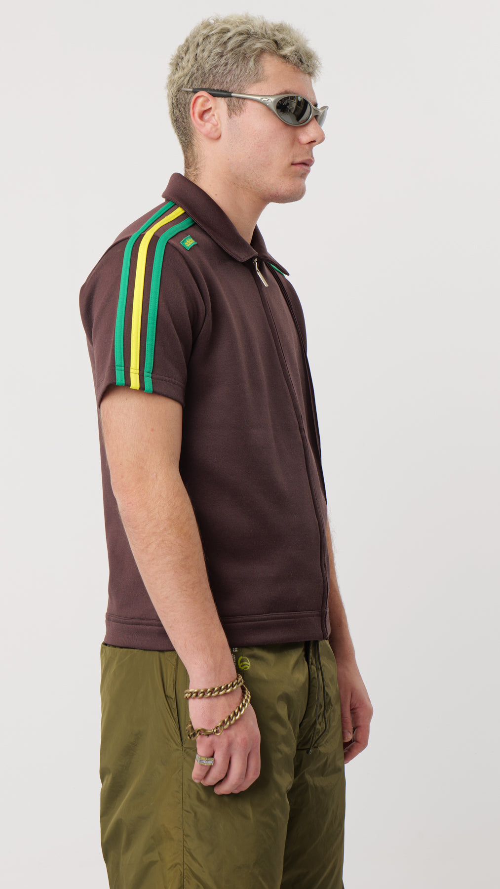 ADIDAS ZIPPED SCUBA JACKET (S/M)