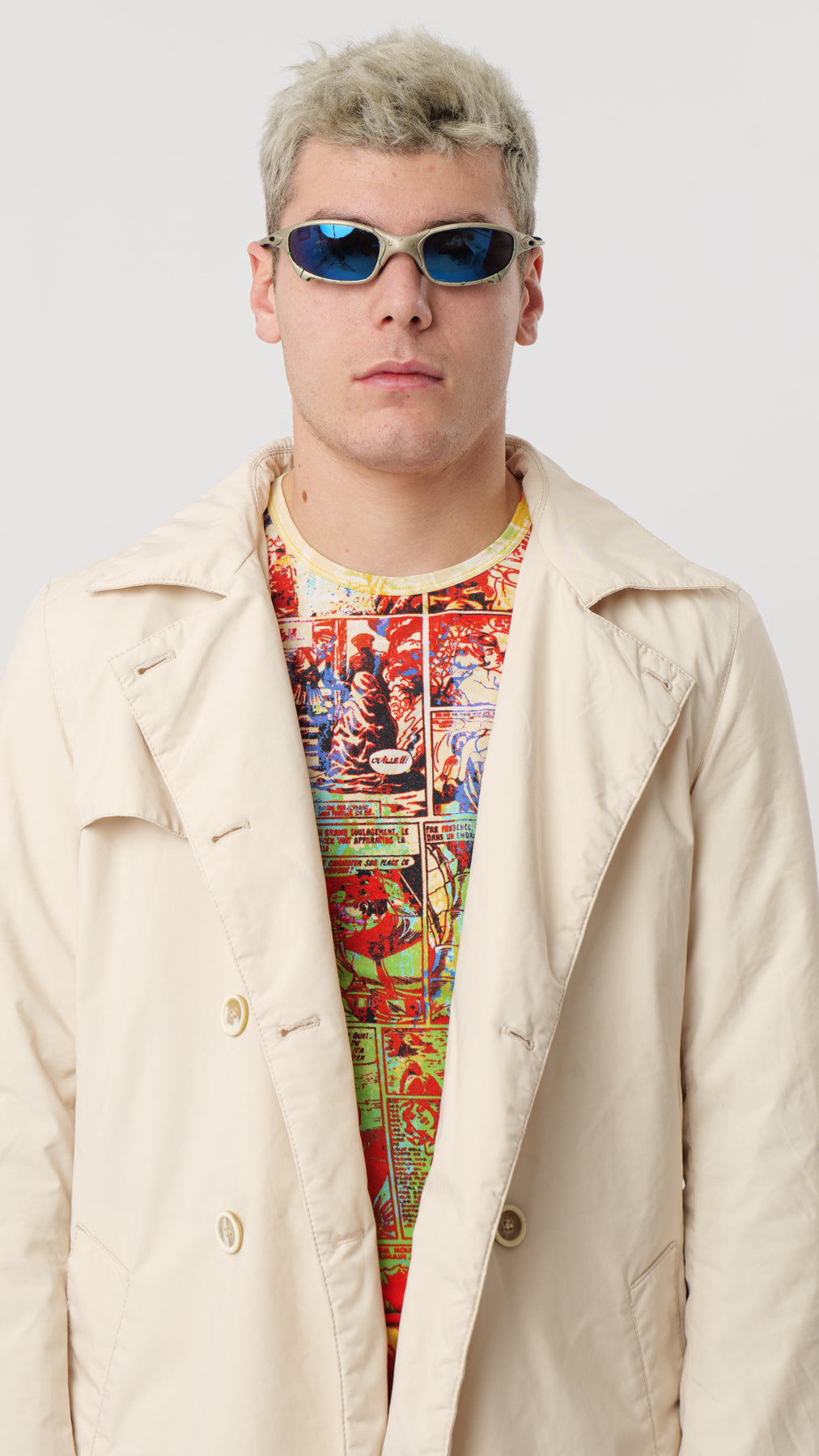 PRADA 2000s TRENCH COTTON STUFFED (M)