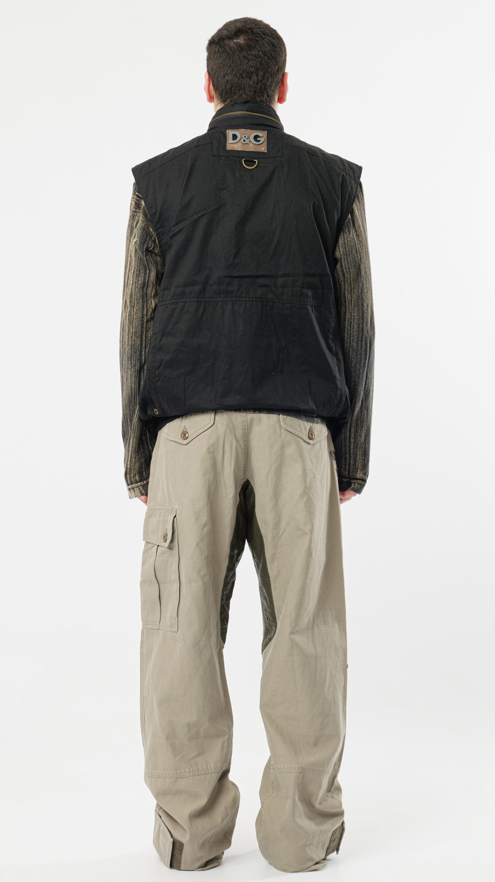 DOLCE & GABBANA 2000s CARGO VEST (L)