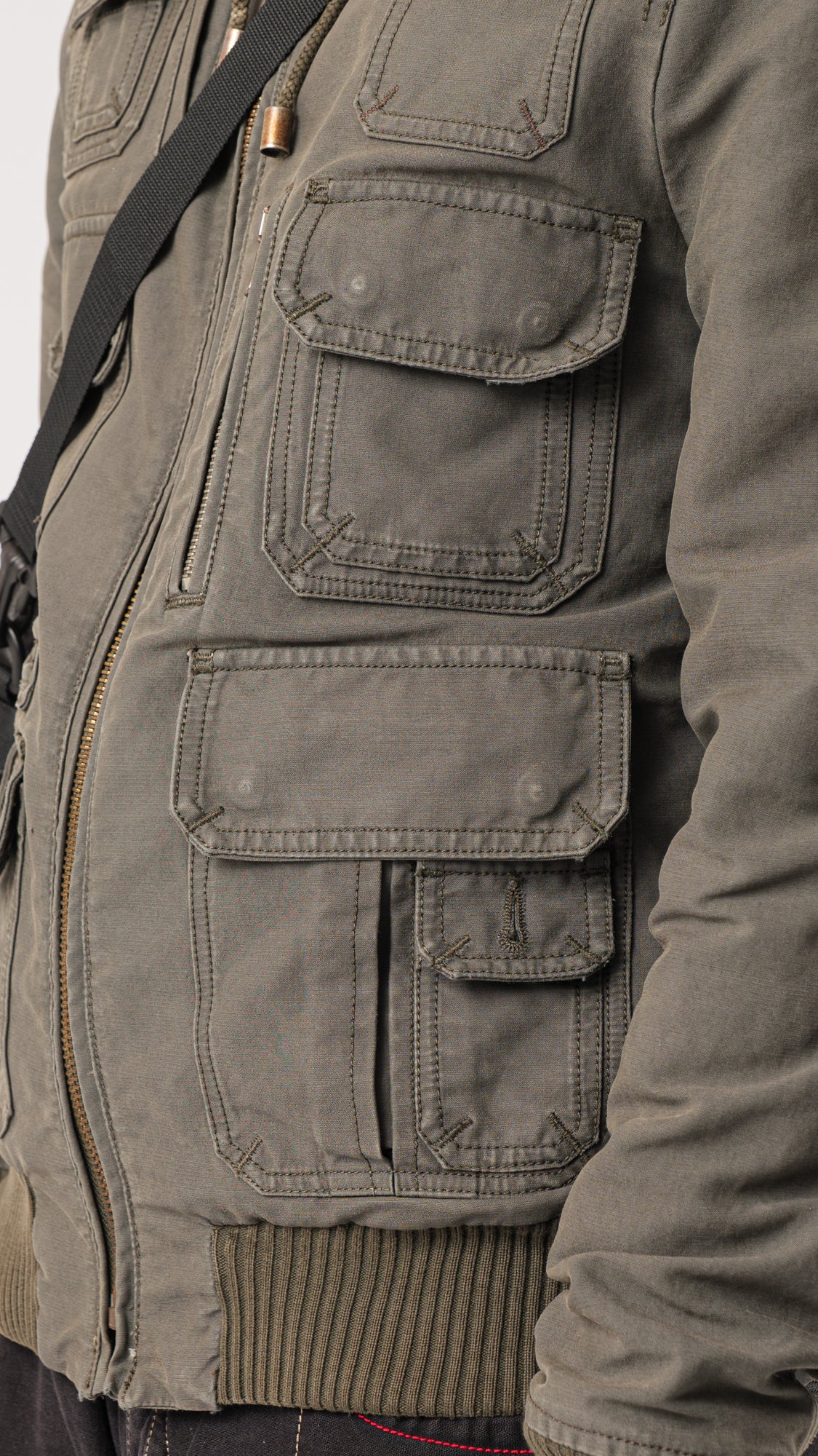 DOLCE GABBANA FW03 MULTIPOCKET JACKET (M)