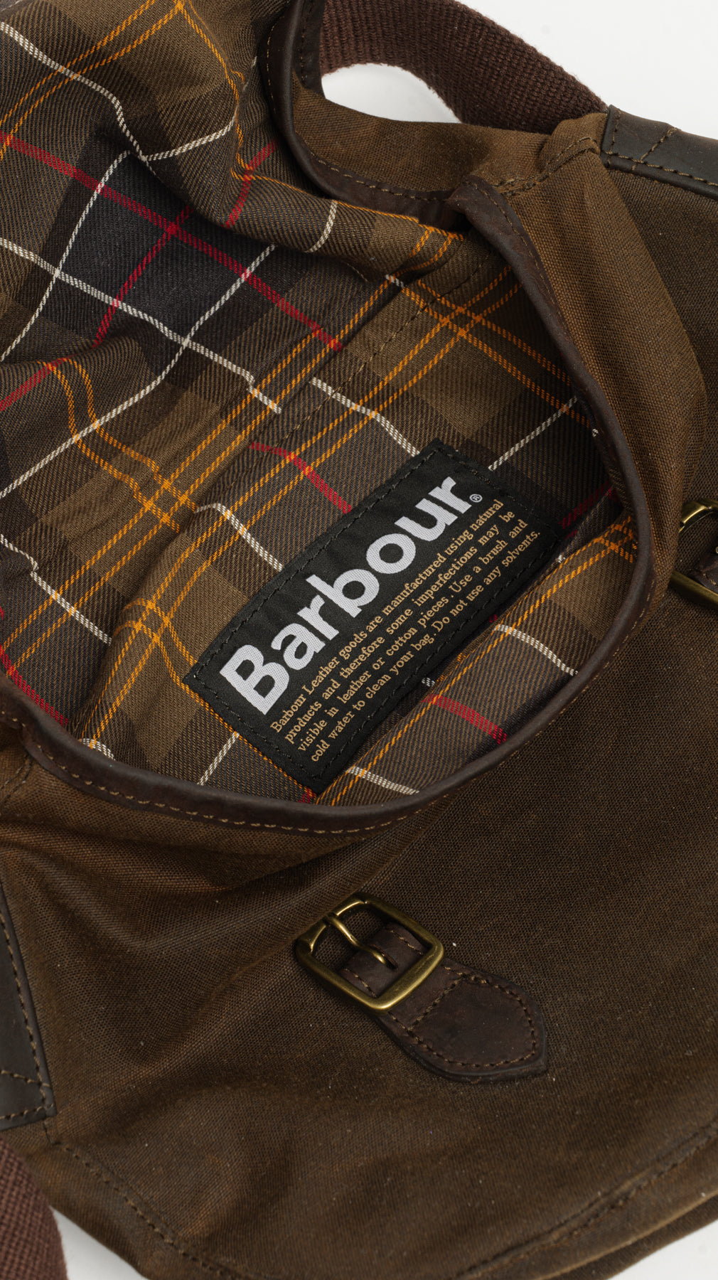 BARBOUR WAX LEATHER SHOULDER BAG