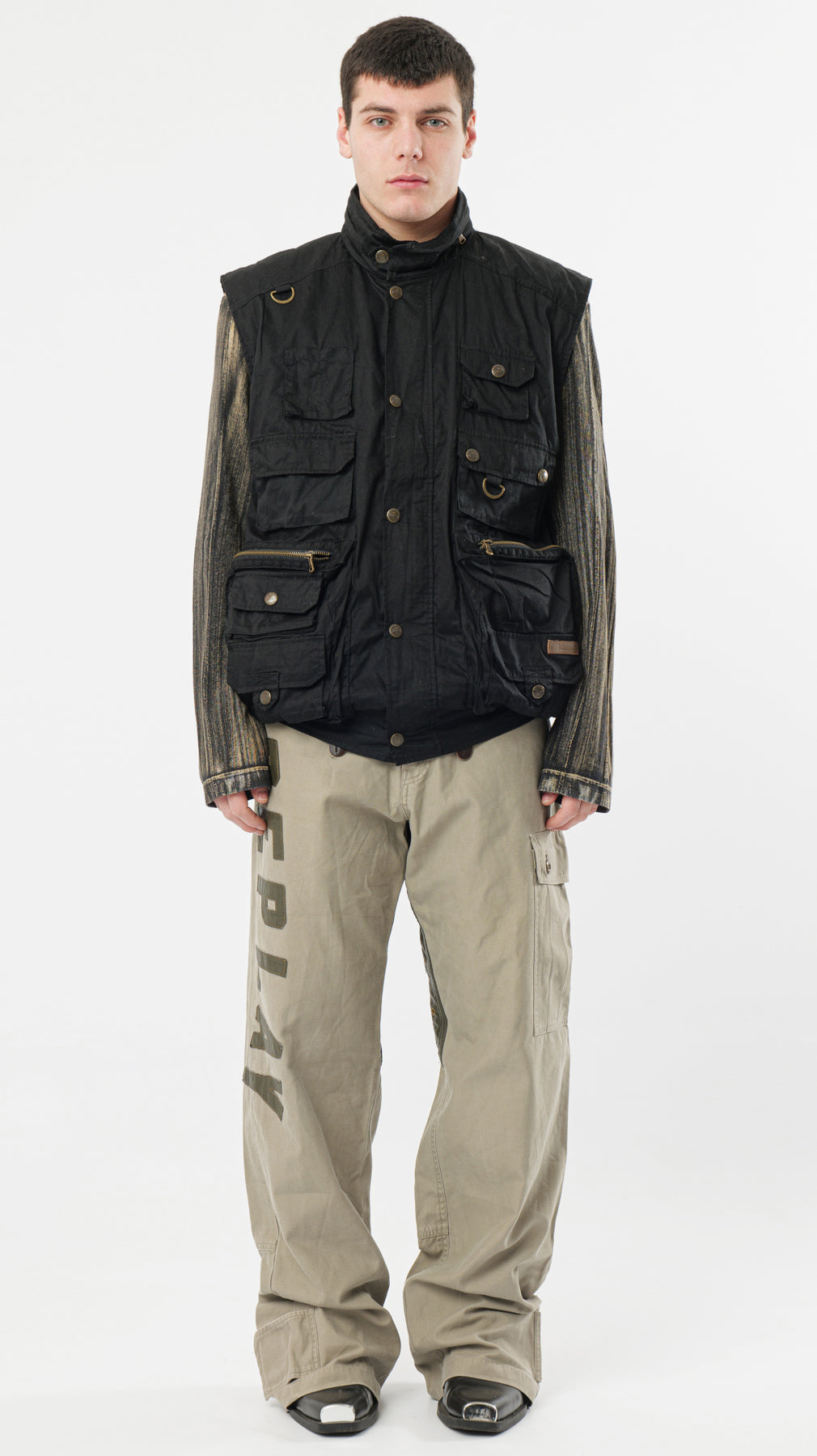 DOLCE & GABBANA 2000s CARGO VEST (L)