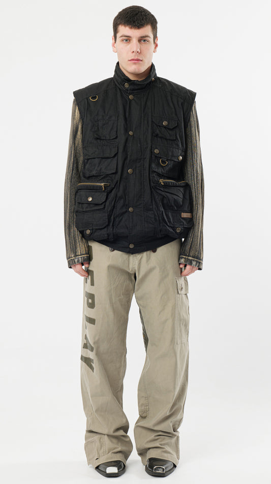 DOLCE & GABBANA 2000s CARGO VEST (L)