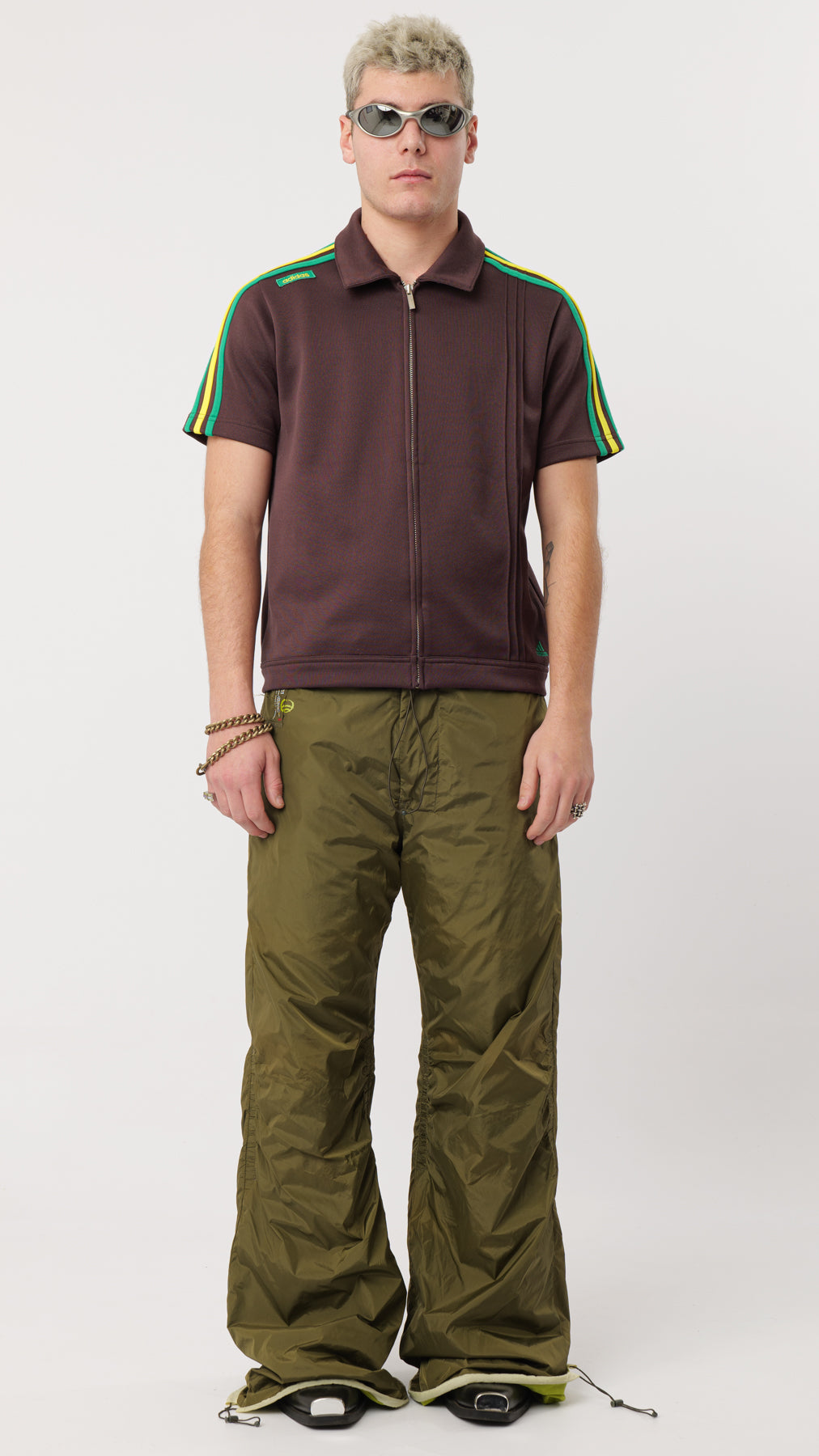 ADIDAS ZIPPED SCUBA JACKET (S/M)