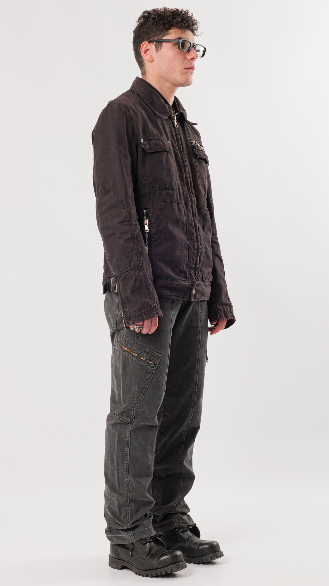 DOLCE GABBANA 2000s ZIP-UP BLOUSON JACKET (M)