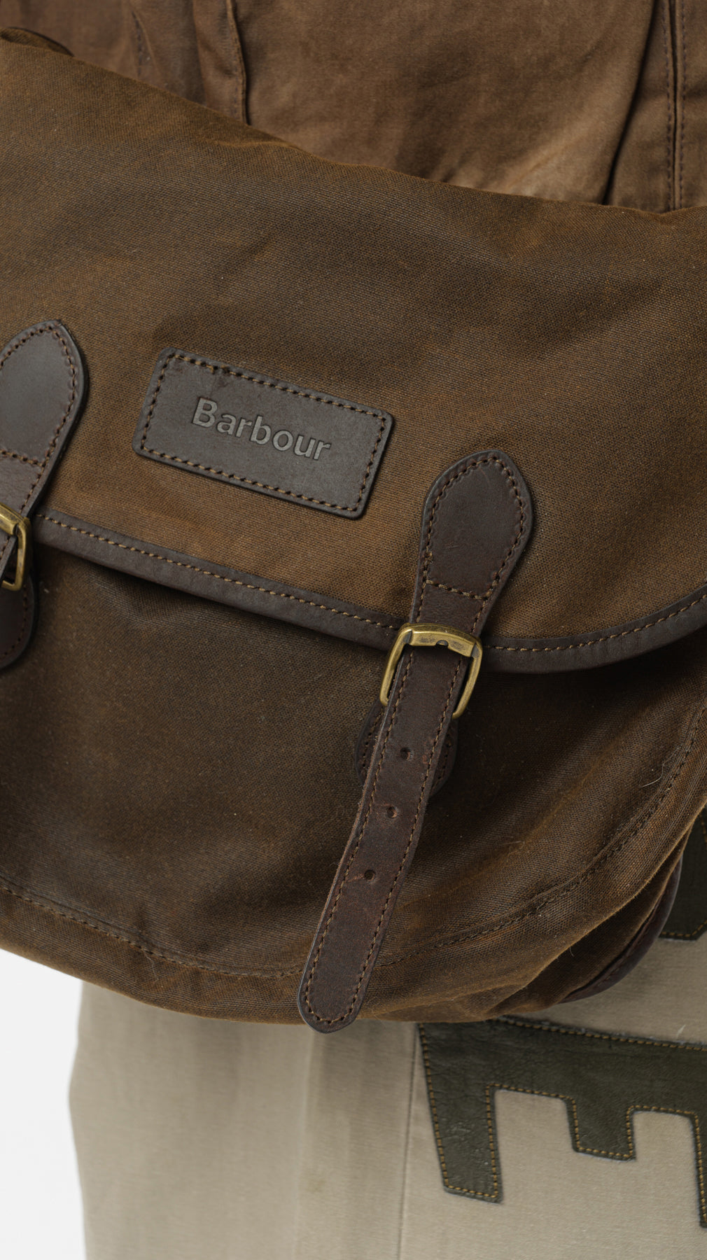 BARBOUR WAX LEATHER SHOULDER BAG