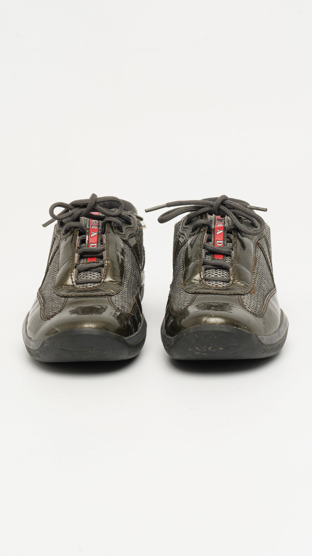 PRADA AMERICA’S CUP DARK GREEN SHOES