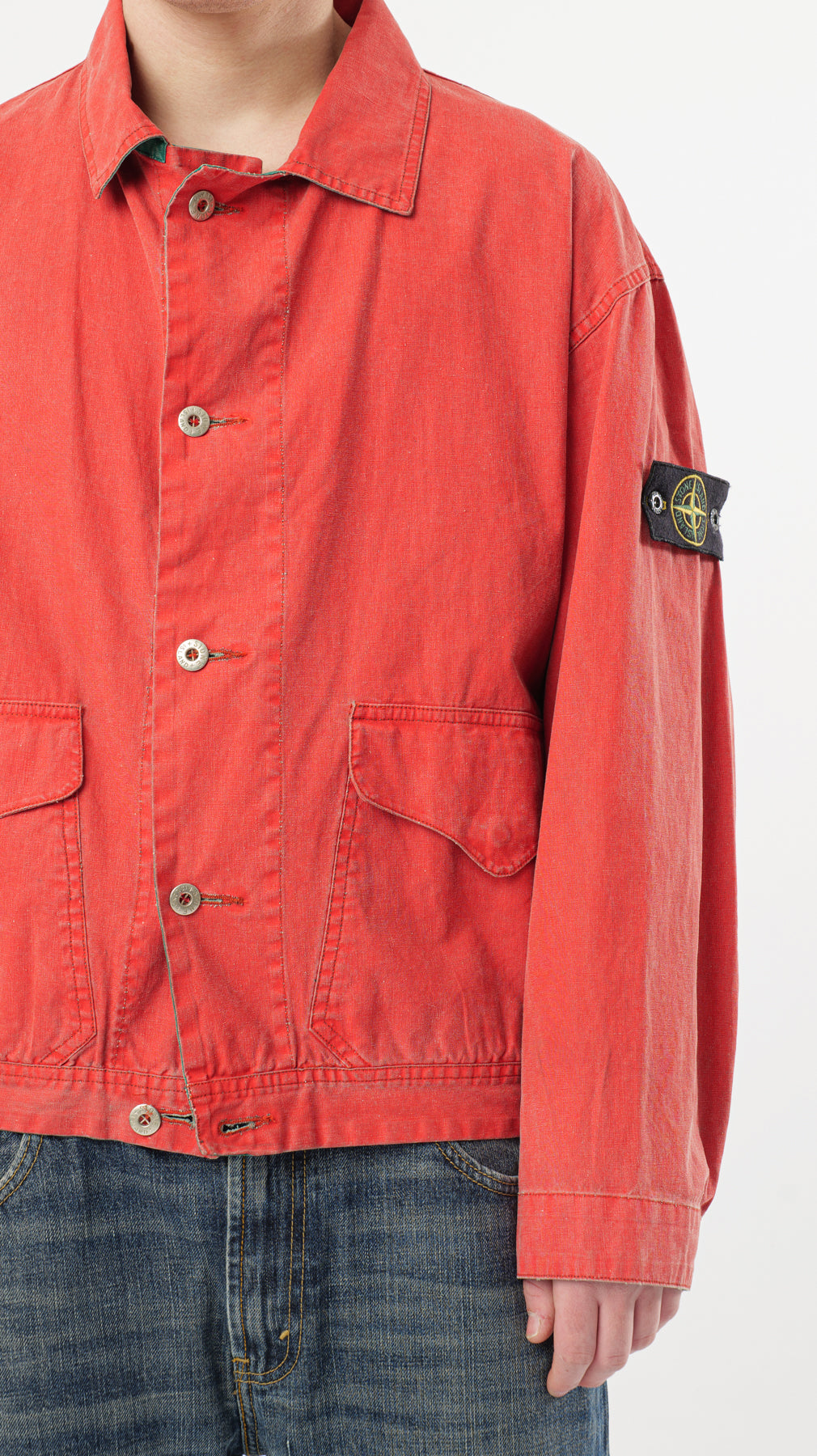 STONE ISLAND TELA STELLA 1980s REVERSIBLE JACKET (M)