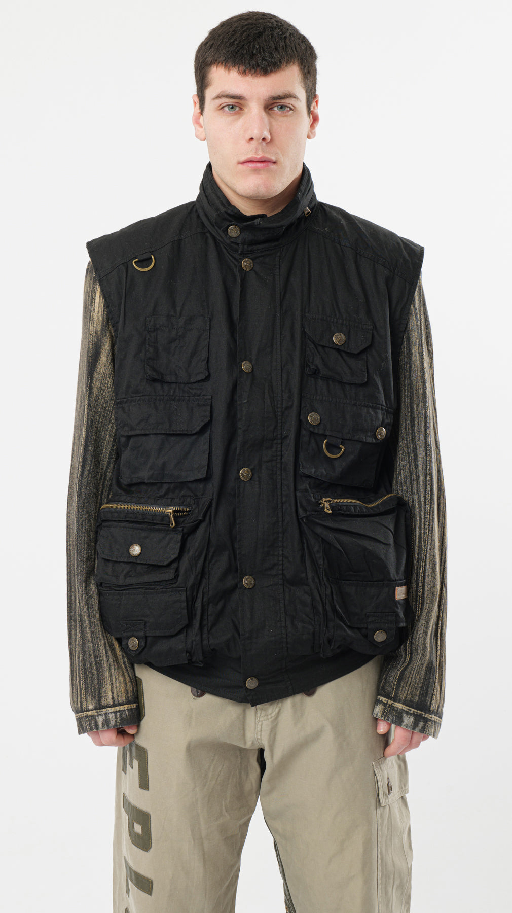 DOLCE & GABBANA 2000s CARGO VEST (L)