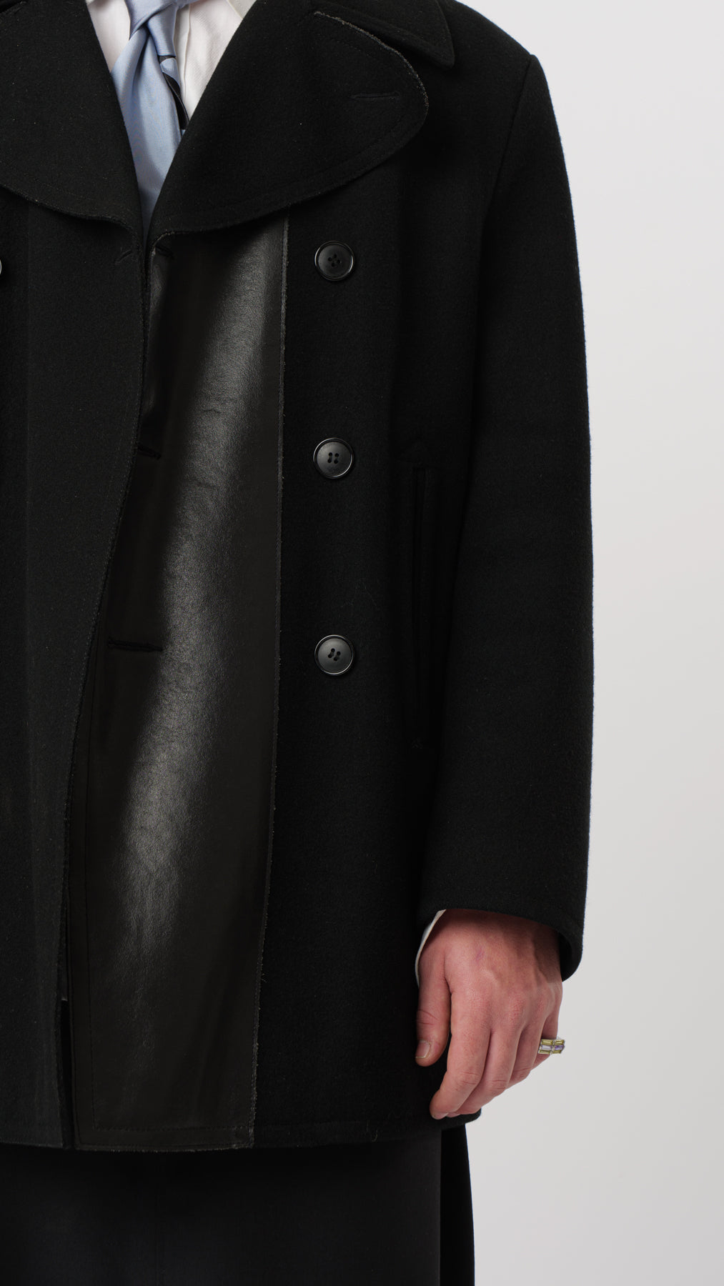 JEAN PAUL GAULTIER 1990s WOOL COAT (M)