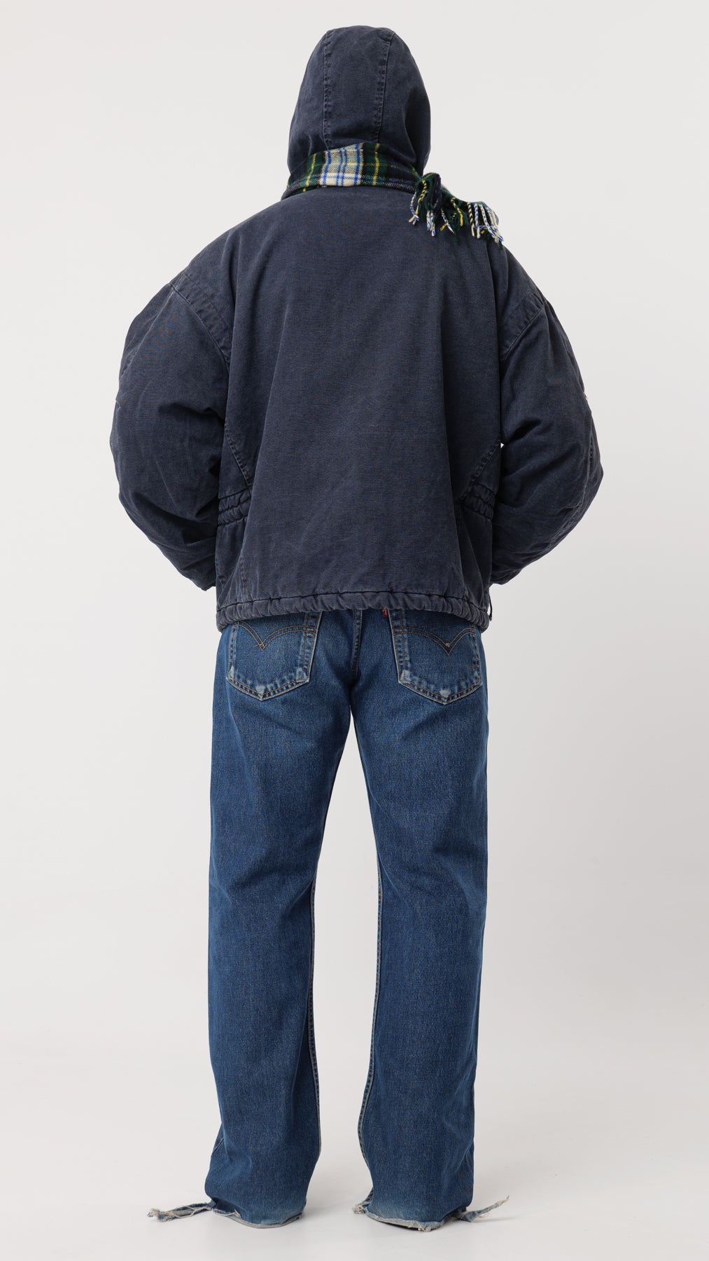 ENERGIE FW 1991/92 BLUE UTILITY STUFFED JACKET (M)