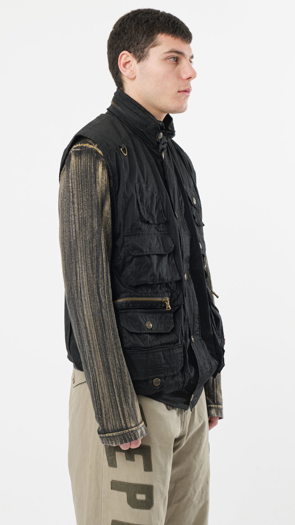 DOLCE & GABBANA 2000s CARGO VEST (L)