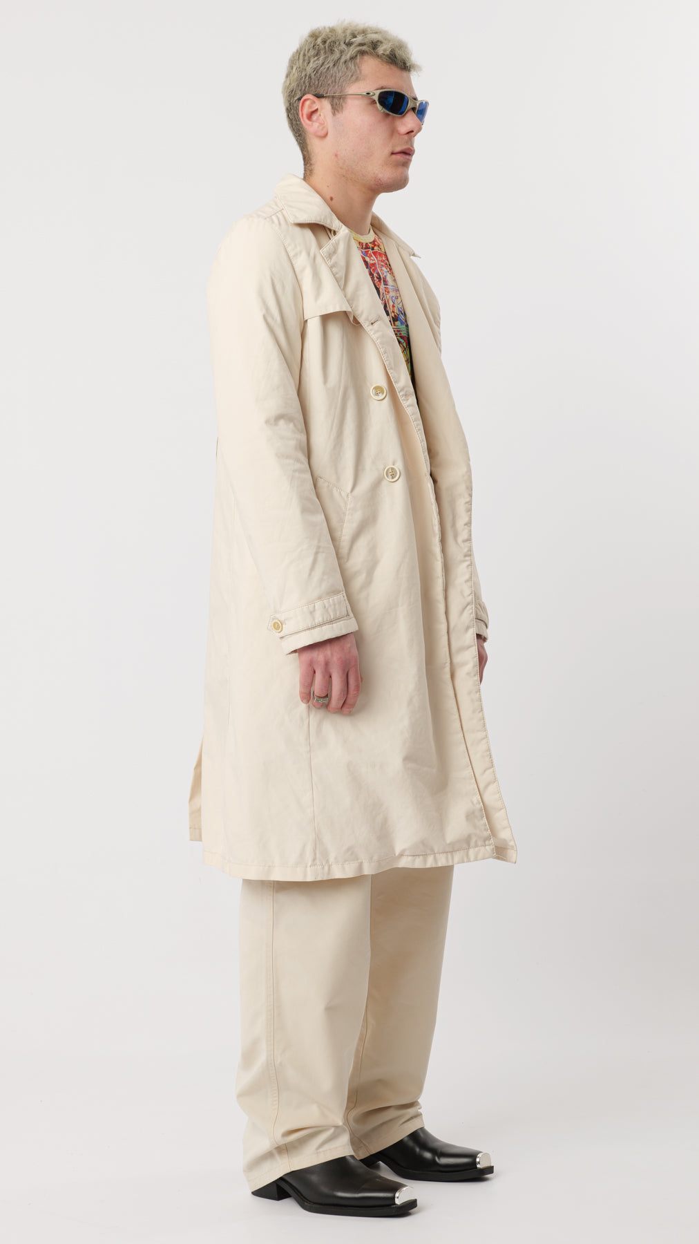 PRADA 2000s TRENCH COTTON STUFFED (M)