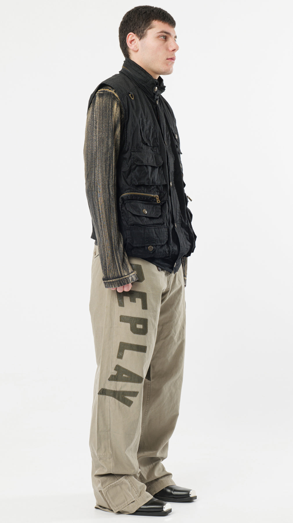 DOLCE & GABBANA 2000s CARGO VEST (L)