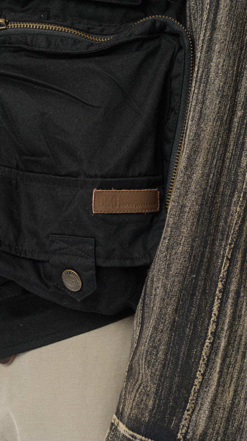 DOLCE & GABBANA 2000s CARGO VEST (L)