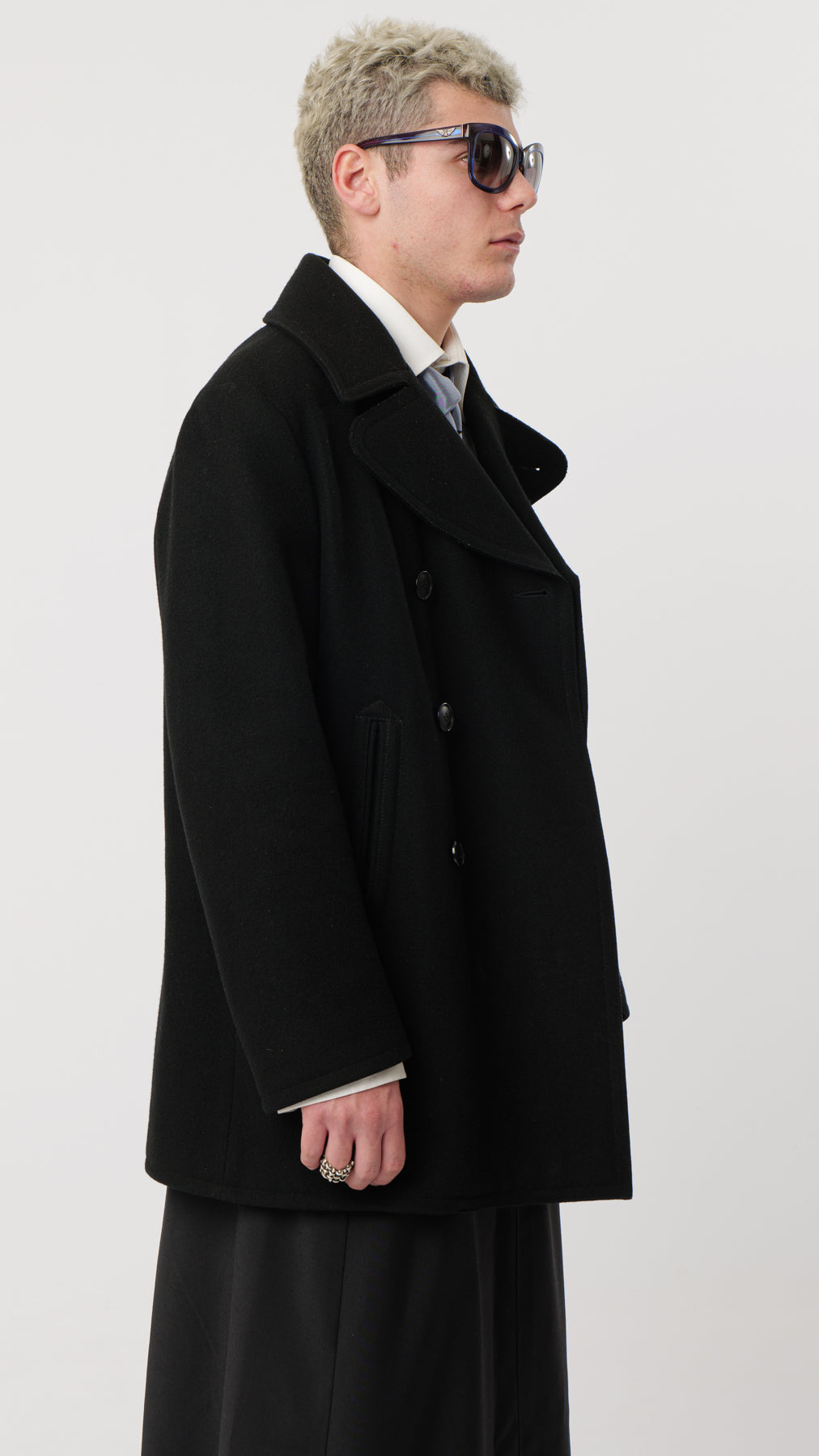 JEAN PAUL GAULTIER 1990s WOOL COAT (M)