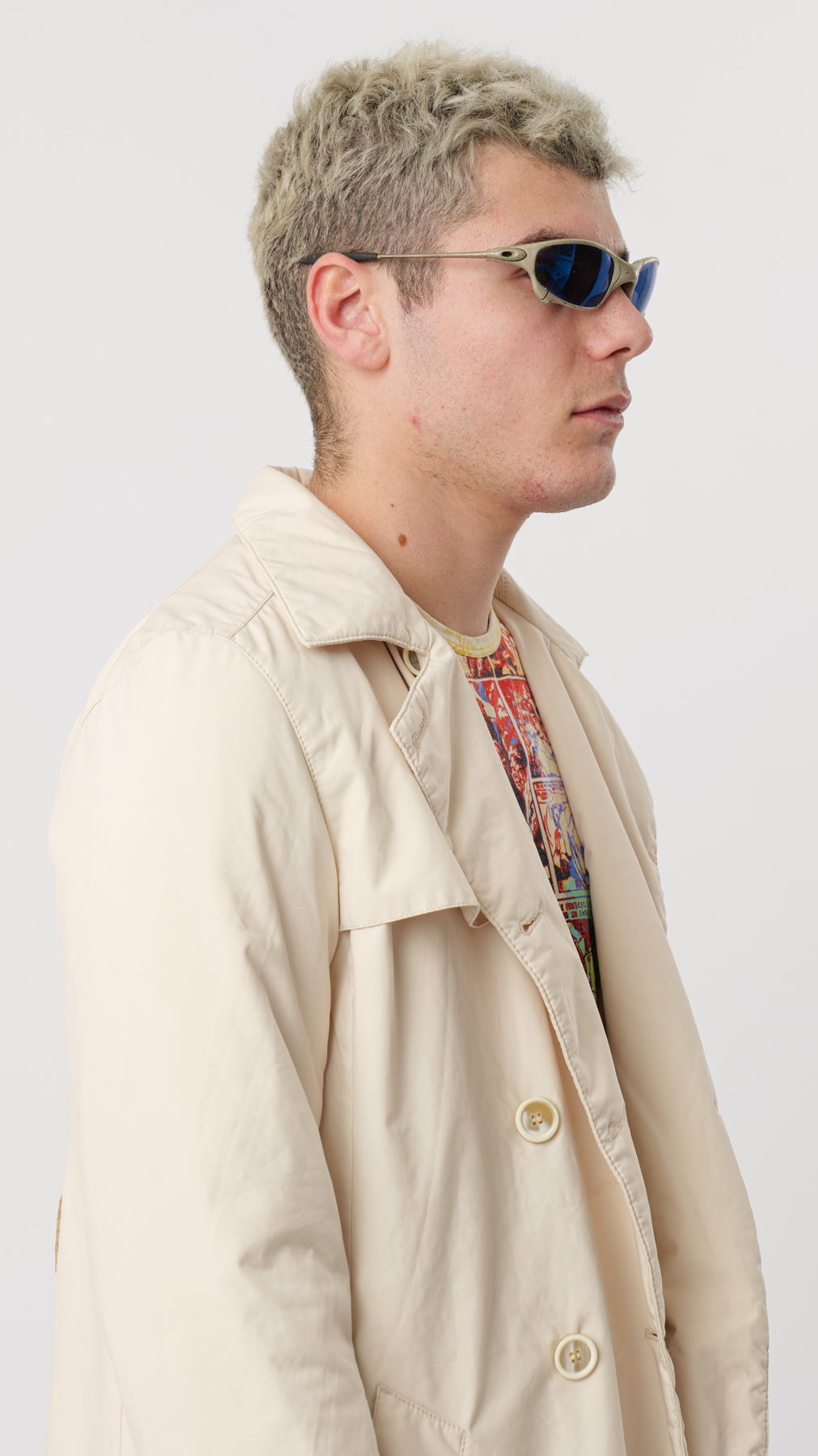 PRADA 2000s TRENCH COTTON STUFFED (M)