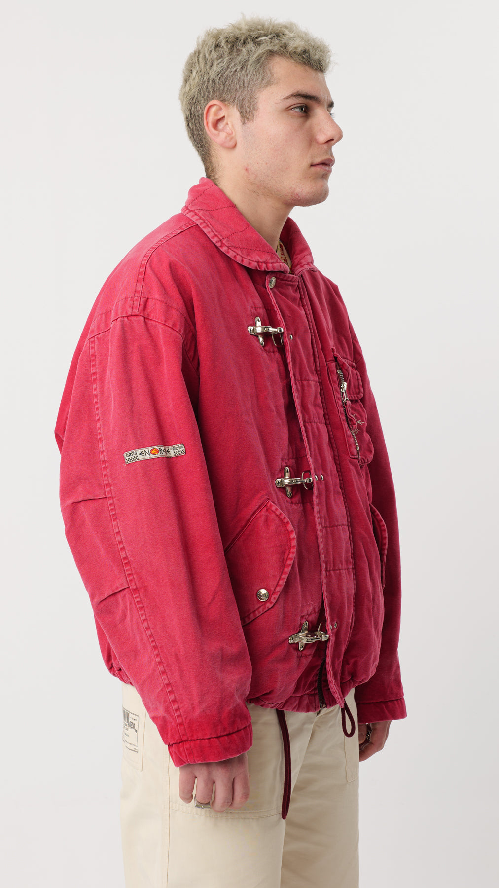 ENERGIE FW 97/98 RED UTILITY STUFFED JACKET (M/L)